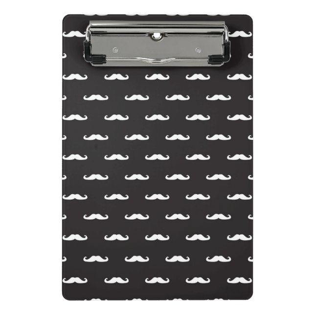 Mini Porte-bloc Motif de hippie de moustache (Devant)