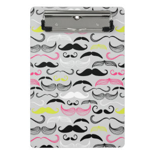 Mini Porte-bloc Motif de moustache, rétro style