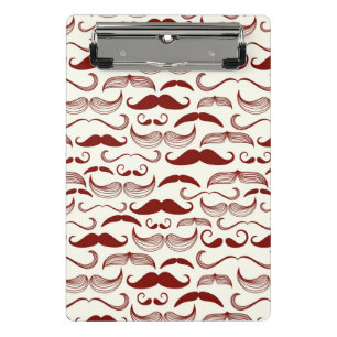 Mini Porte-bloc Motif de moustache, rétro style 3