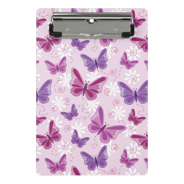 Mini Porte-bloc motif de papillon (Devant)