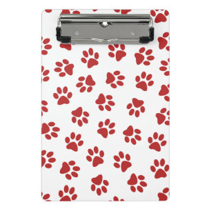 Mini Porte-bloc Motif De Pâtes, Patrouilles De Chiens, Paws Rouges
