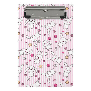 Mini Porte-bloc motif de rayures de kawaii