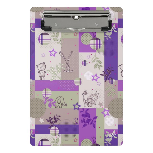 Mini Porte-bloc Motif d'édredon de bébé (Devant)