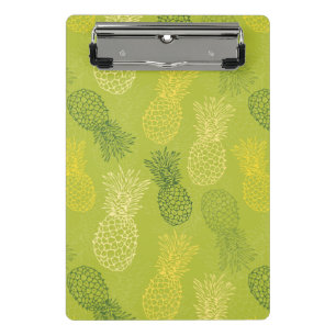 Mini Porte-bloc Motif d'ensemble d'ananas sur le vert