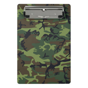 Mini Porte-bloc Motif du Camouflage Vert, Motif militaire, Armée