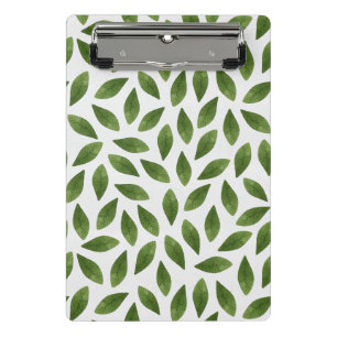 Mini Porte-bloc Motif Feuille couleur vert foncé