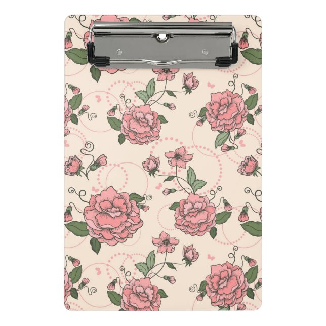 Mini Porte-bloc Motif floral 5 (Devant)