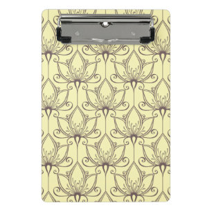 Mini Porte-bloc Motif floral crème