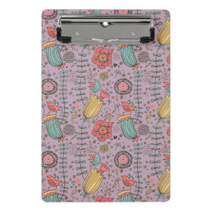 Mini Porte-bloc Motif floral élégant avec des fleurs