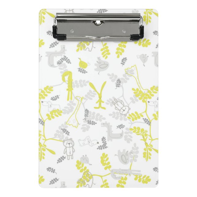 Mini Porte-bloc motif montrant les animaux 2 de bébé (Devant)