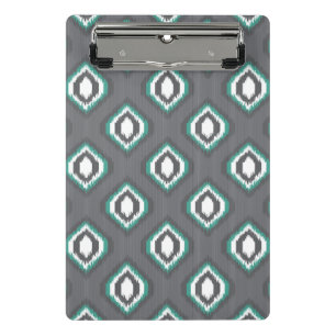 Mini Porte-bloc Motif tribal de rétro ikat géométrique