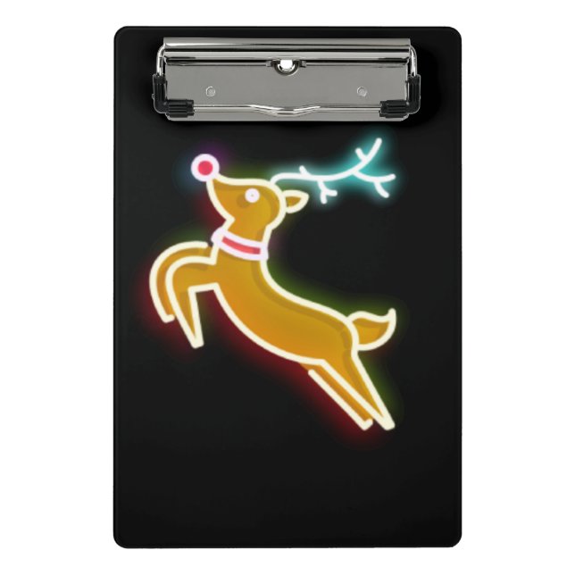 Mini Porte-bloc Neon Reindeer (Devant)