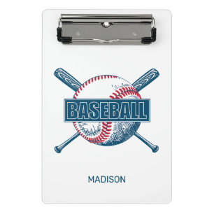 Mini Porte-bloc Nom personnalisé Baseball