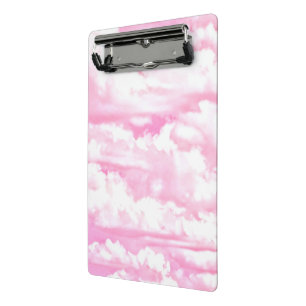 Mini Porte-bloc Nuages Pastel Rose Chaud