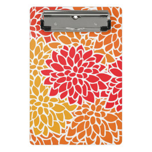 Mini Porte-bloc Orange rouge coloré Vintage des années 60