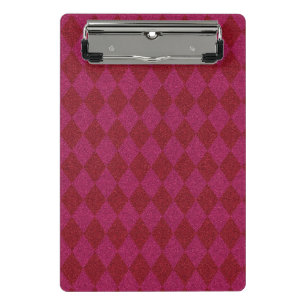 Mini Porte-bloc Paillettes de diamant rose et rouge
