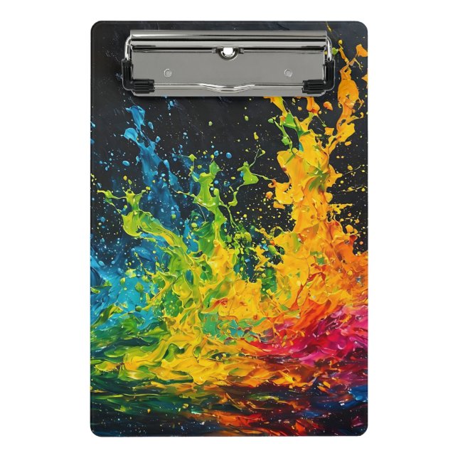 Mini Porte-bloc Paint coloré (Devant)