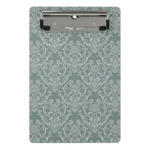 Mini Porte-bloc Papier peint floral vert