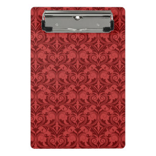 Mini Porte-bloc Papier peint rouge