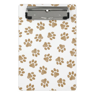 Mini Porte-bloc Pâtes de chien, Pâtes de chien, Pâtes d'or orange