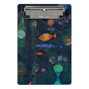 Mini Porte-bloc Paul Klee Fish Magic Peinture Abstraite Art graphi