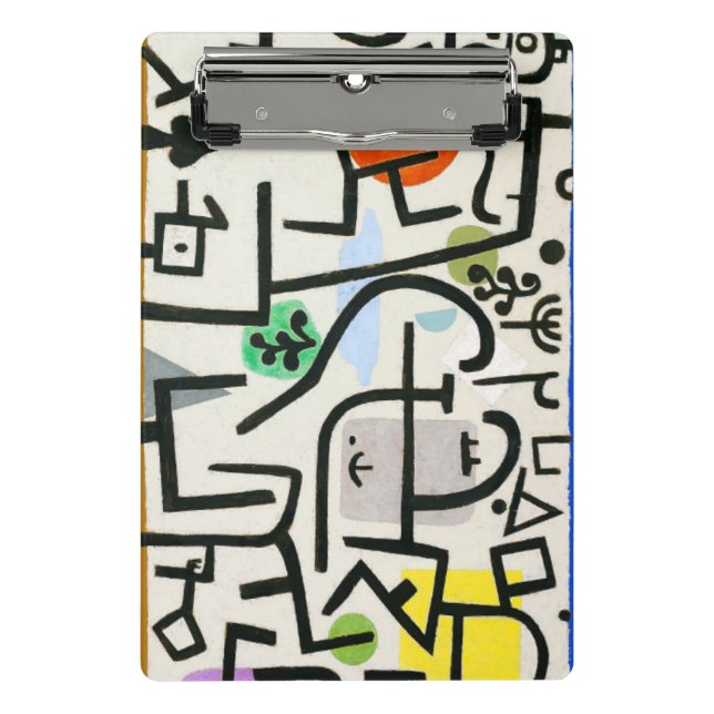 Mini Porte-bloc Paul Klee Rich Harbour Expressionnisme Abstrait (Devant)