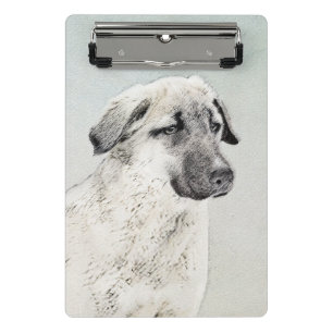 Mini Porte-bloc Peinture de berger anatolienne - Art original de c