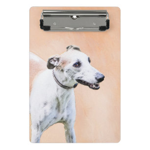 Mini Porte-bloc Peinture Greyhound - Cute Original Chien Art