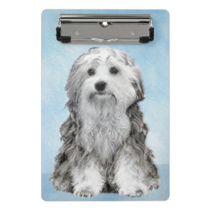 Mini Porte-bloc Peinture Lowchen - Cute Original Chien Art