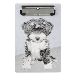 Mini Porte-bloc Peinture Tibétaine Terrier - Cute Original Chien A