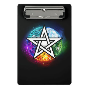 Mini Porte-bloc pentagramme du Wiccan