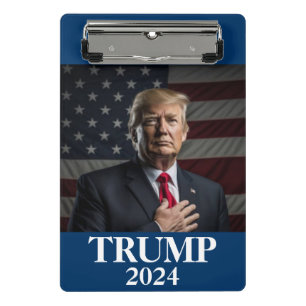 Mini Porte-bloc Photo Donald Trump - Trump 2024 Garder l'Amérique 