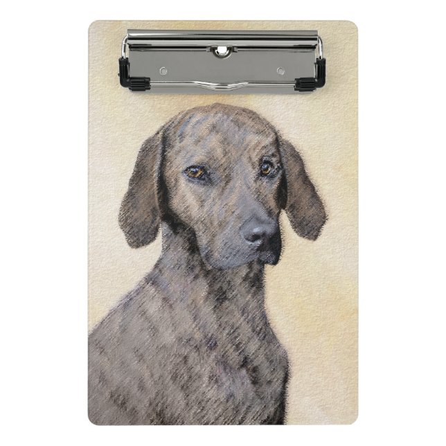 Mini Porte-bloc Plott Peinture - Cute Original Chien Art (Devant)