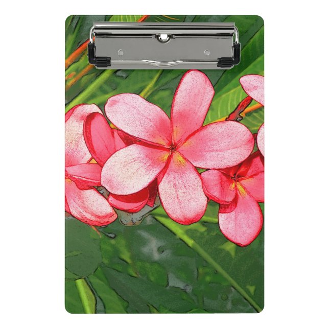 Mini Porte-bloc Plumerias (Devant)