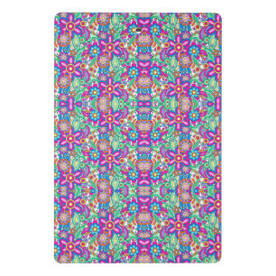 Mini Porte-bloc Presse-papiers coloré avec un motif vibrant