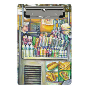 Mini Porte-bloc Pushcart ParadisePeinture originale de saison