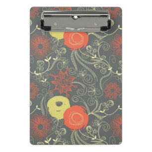Mini Porte-bloc Rétro motif floral 2
