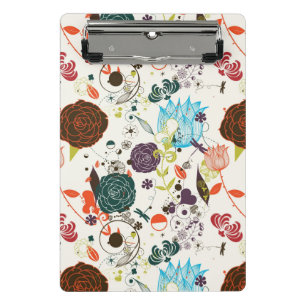 Mini Porte-bloc Rétro motif floral 2 2