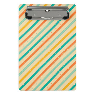 Mini Porte-bloc Rétro motif rayé grunge