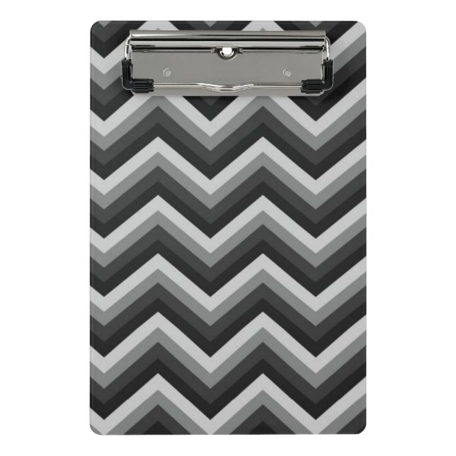Mini Porte-bloc Rétro zigzag Chevron de motif (Devant)