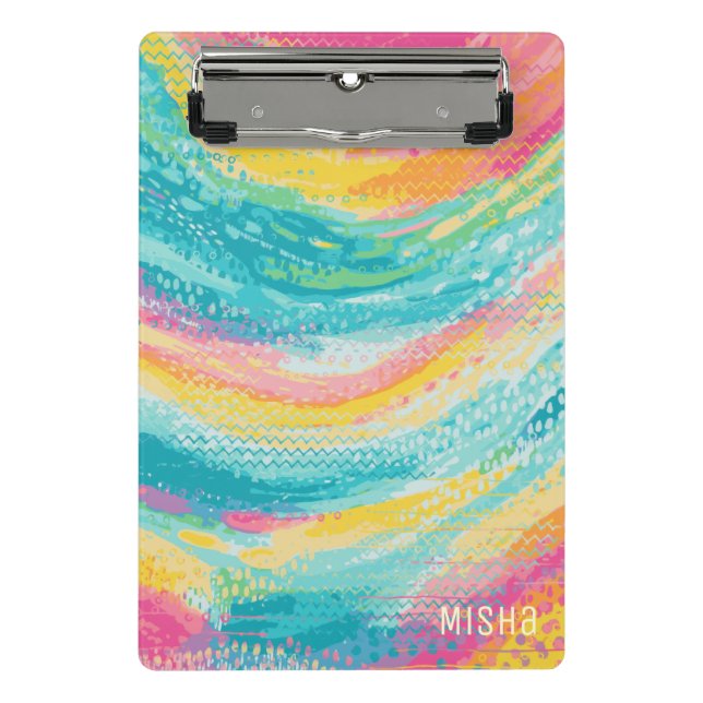 Mini Porte-bloc Rêves de piscine à marée tropicale (Devant)