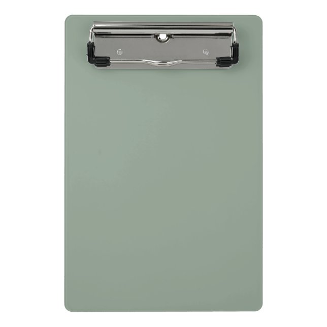Mini Porte-bloc Sage Green Soft Pastel couleur unie (Devant)