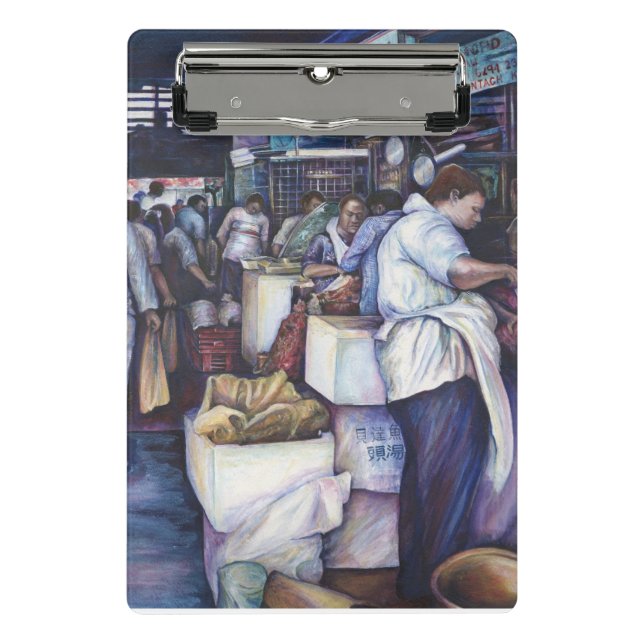 Mini Porte-bloc Soupe à la tête de poisson, Singapour (Devant)