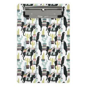 Mini Porte-bloc Taco à propos d'amour   Motif Llama & Donkey