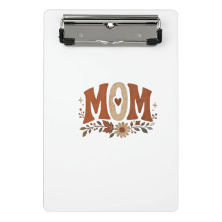 Mini Porte-bloc Tapis de bureau Floral Maman Automne Rustique