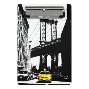 Mini Porte-bloc Taxi jaune Nyc Brooklyn Bridge New York
