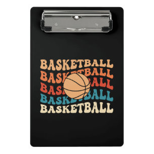 Mini Porte-bloc Typographie sportive vintage Basketball Retro Desi