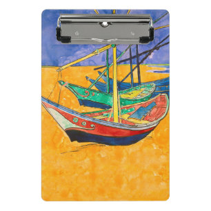 Mini Porte-bloc Van Gogh Bateaux Plage impressionniste