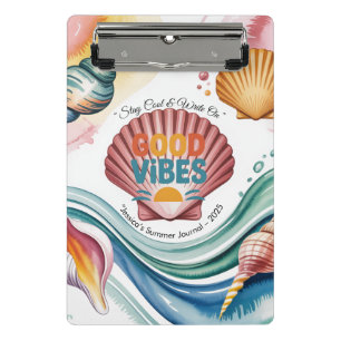 Mini Porte-bloc Vibes d'été Retro Beach Illustration
