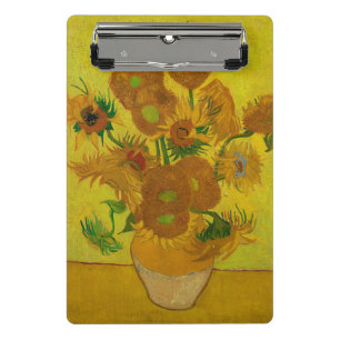 Mini Porte-bloc Vincent Van Gogh 15 Peinture de tournesols